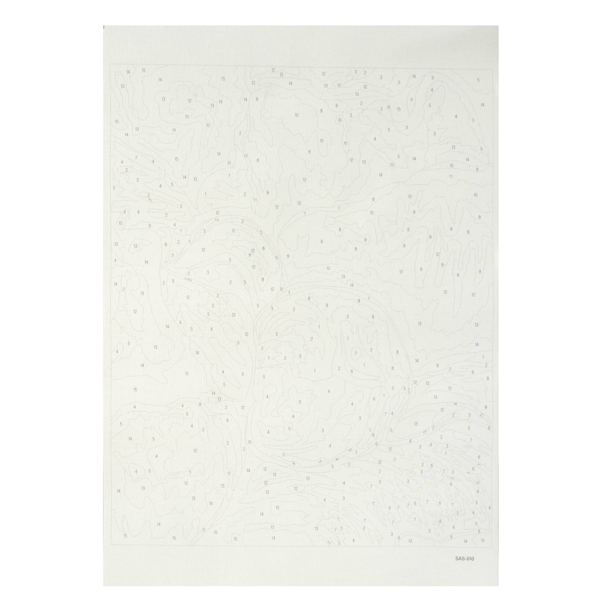 8" x 10" Abstract Flower Paint-by-Number Kit with Wood Display Hanger by Artist's Loft®